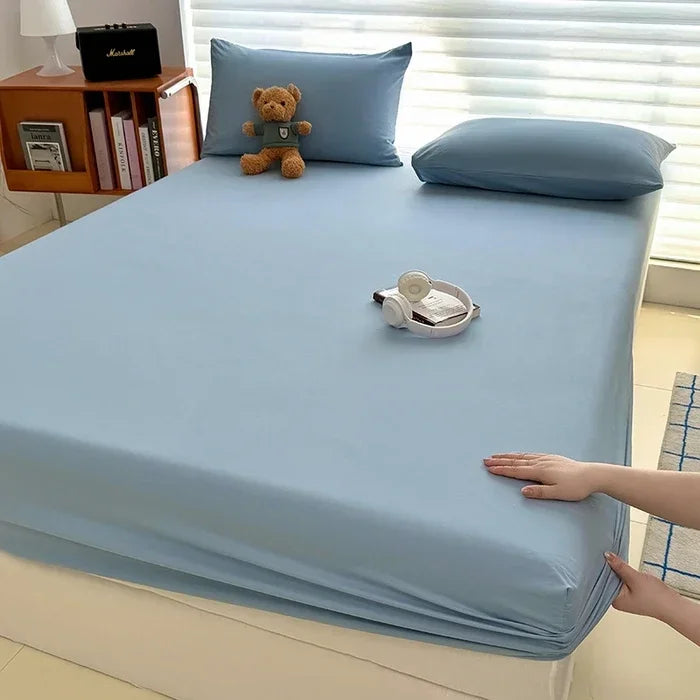 Washed Polyester Fitted Sheet