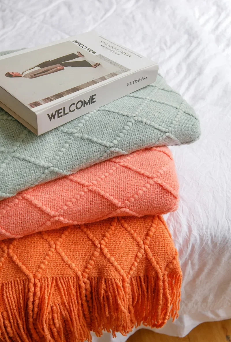 Luxe Knit Throw Blanket