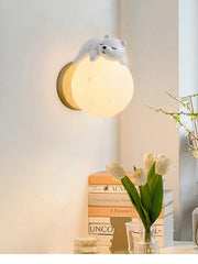 Charming Little Bear Moon Night Light