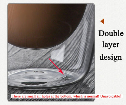 Double-Wall Borosilicate Glass Cups