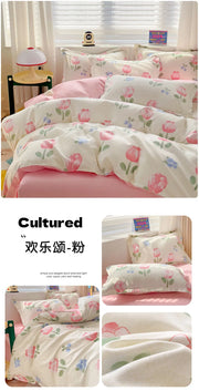 4 Pieces Bedding Set