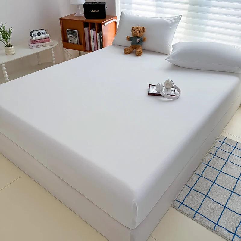 Washed Polyester Fitted Sheet
