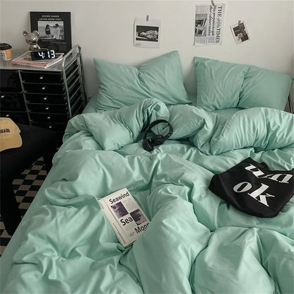 100% Washed Cotton Bedding Set