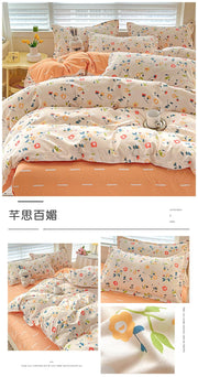 4 Pieces Bedding Set
