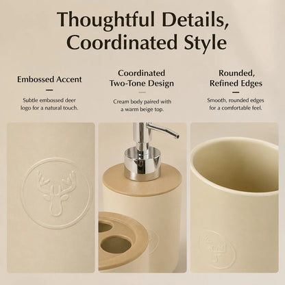 4-Piece Bathroom Accessory Set