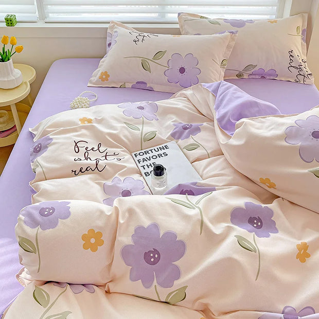 4 Pieces Bedding Set