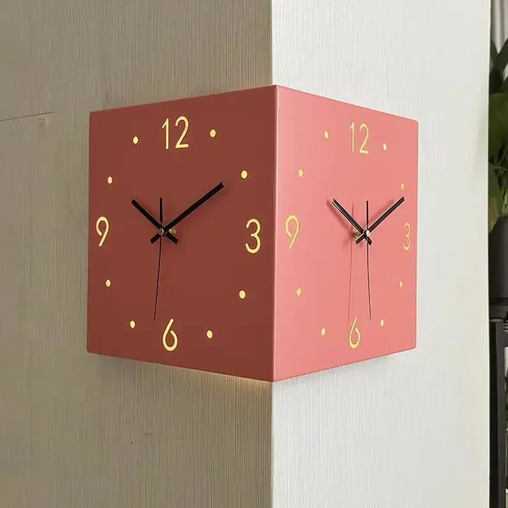 Creative Square Wall Clock with Light Sensor