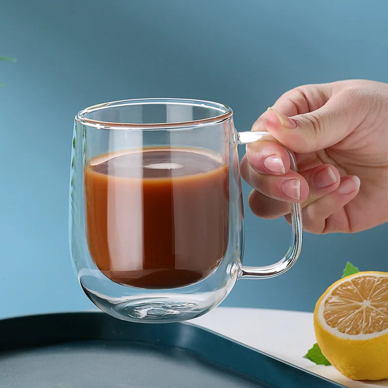 Double-Wall Borosilicate Glass Cups