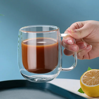 Double-Wall Borosilicate Glass Cups