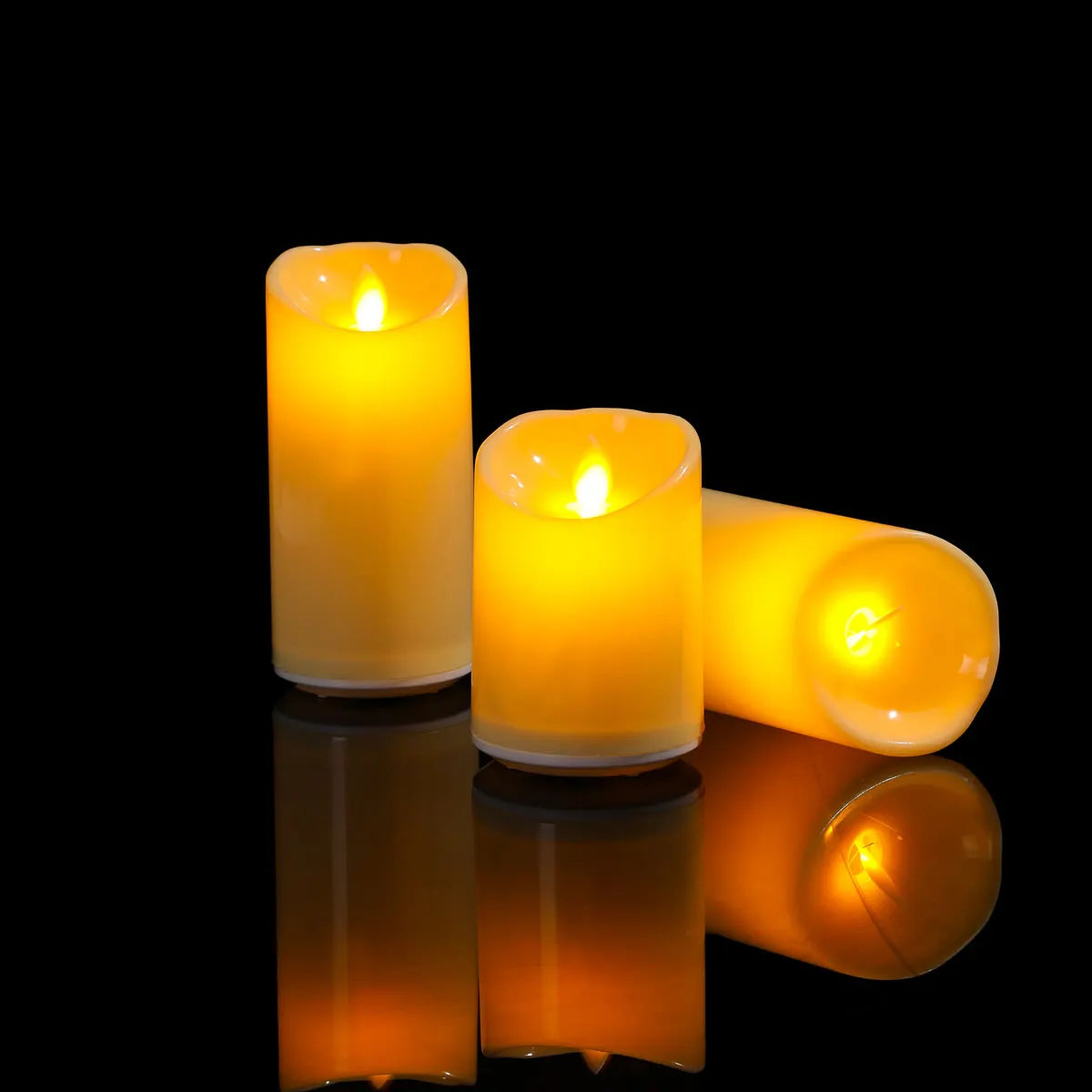 Rechargeable Flameless LED Candles with Remote