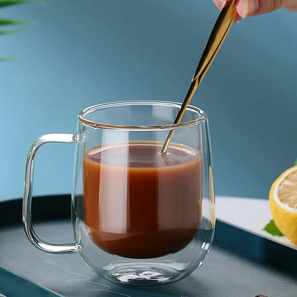 Double-Wall Borosilicate Glass Cups