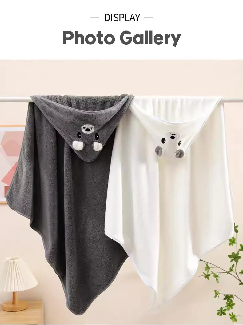 Soft Hooded Baby Bath Towel