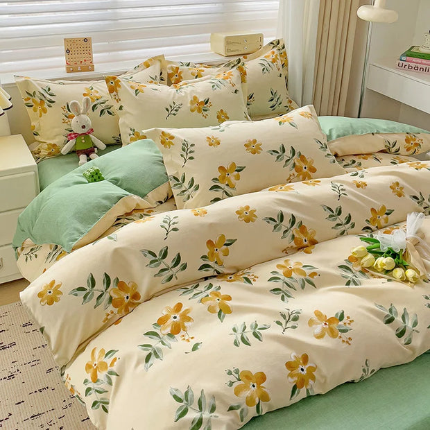4 Pieces Bedding Set