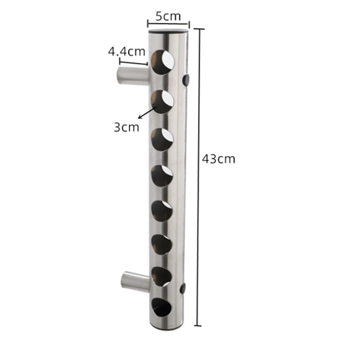 Wall-Mounted Stainless Steel Bottle Holder