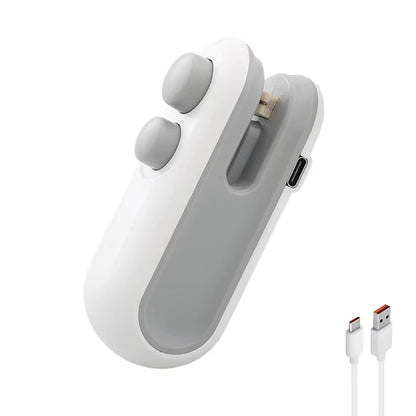 Rechargeable 2-in-1 Mini Bag Sealer & Cutter