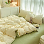 4 Pieces 2 Side Color Bedding Set