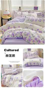 4 Pieces Bedding Set