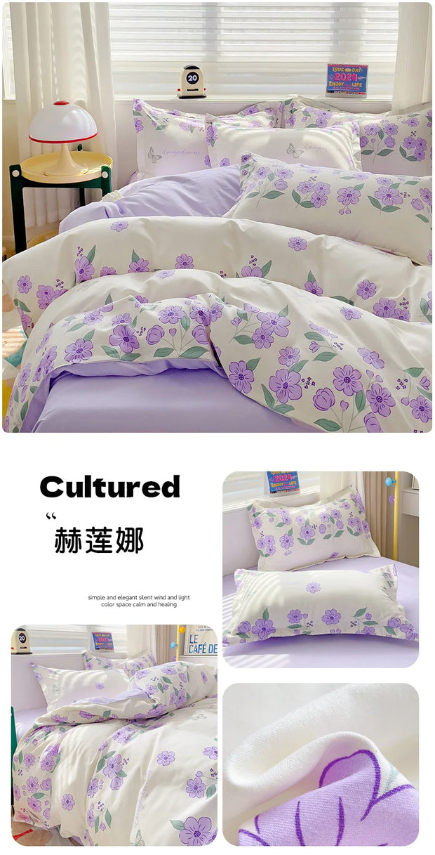 4 Pieces Bedding Set