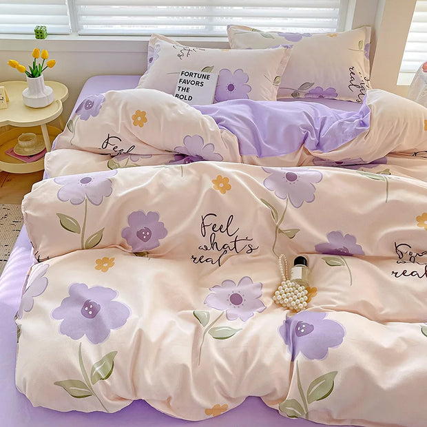 4 Pieces Bedding Set