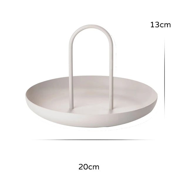 Elegant Nordic Tray with Handle