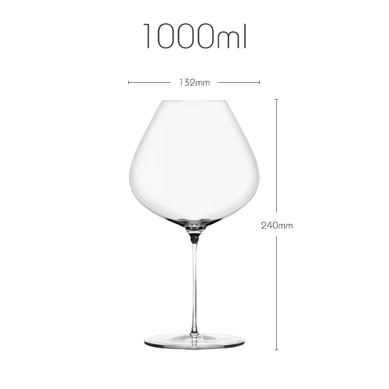 Crystal Handmade Wine Glass — Aroma Enlarging Goblet