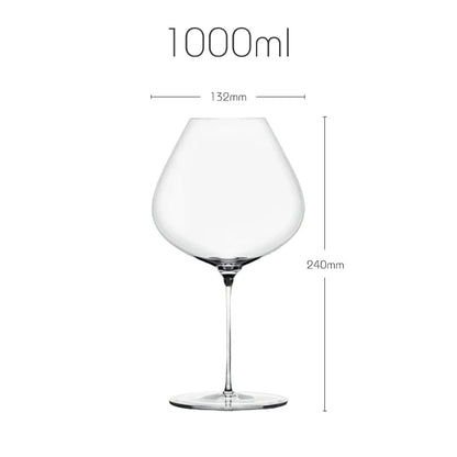 Crystal Handmade Wine Glass — Aroma Enlarging Goblet