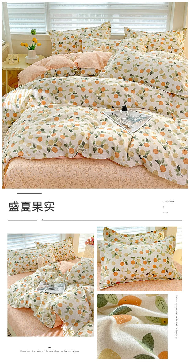 4 Pieces Bedding Set