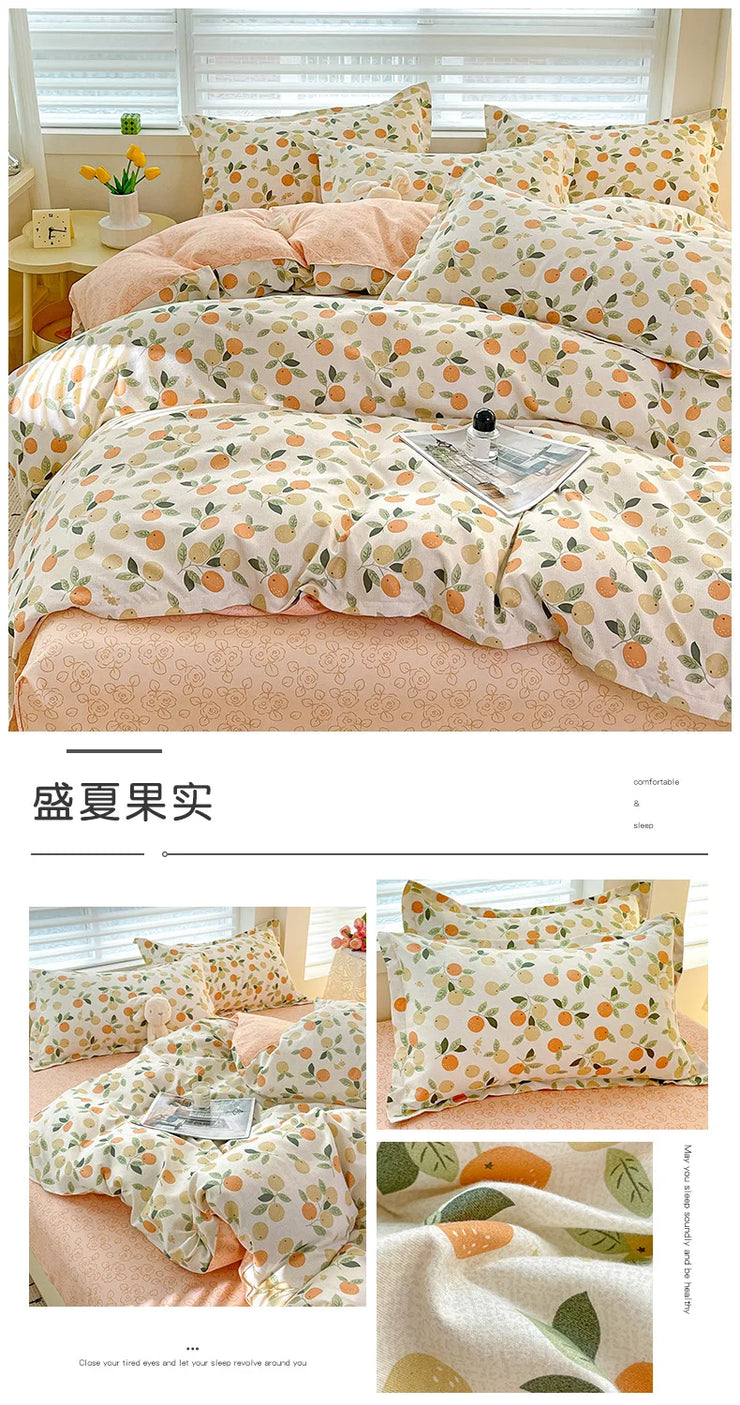 4 Pieces Bedding Set