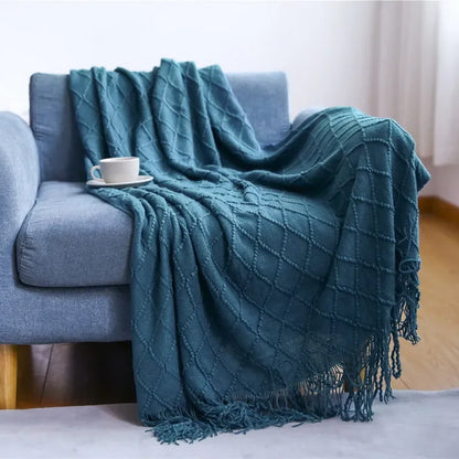 Luxe Knit Throw Blanket