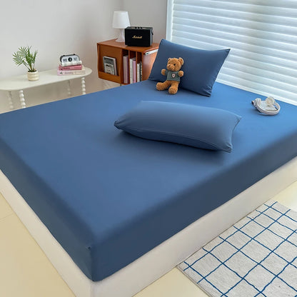 Washed Soft-Finish Fitted Sheet