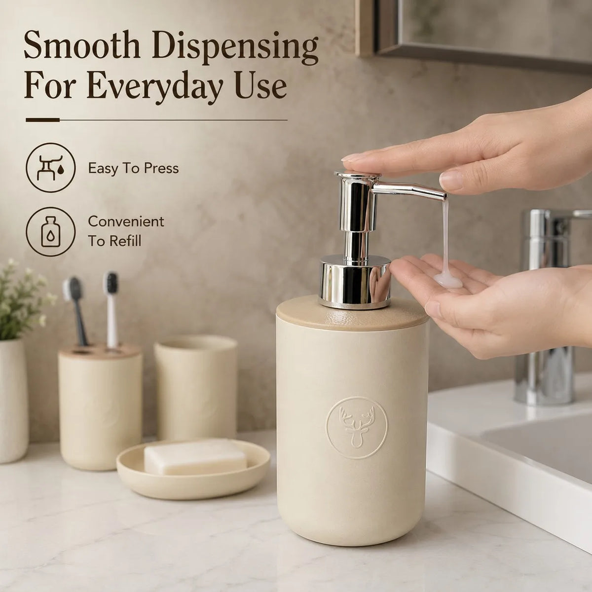 4-Piece Bathroom Accessory Set