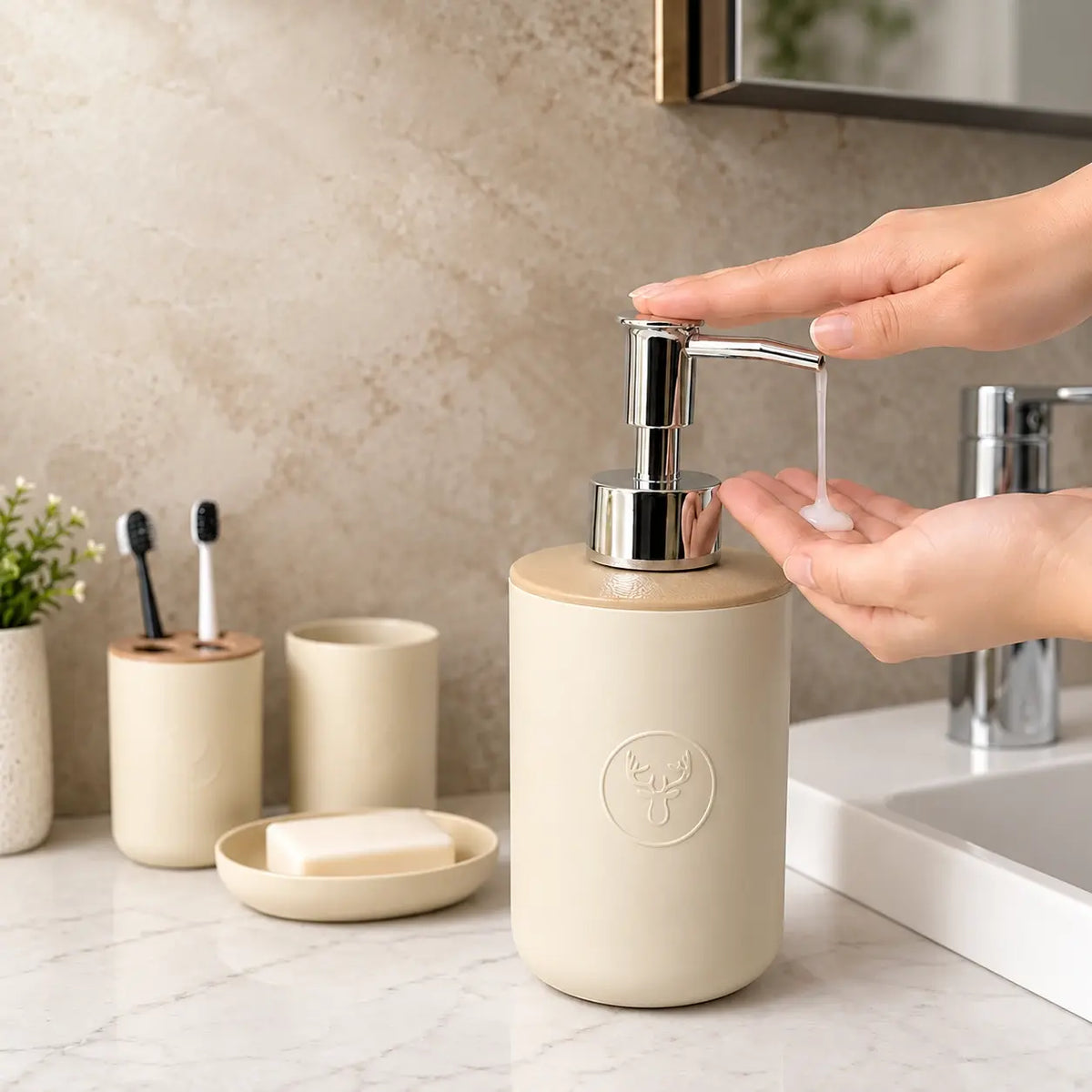 4-Piece Bathroom Accessory Set