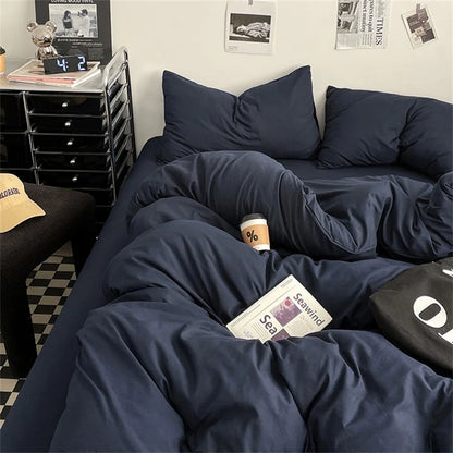 100% Washed Cotton Bedding Set