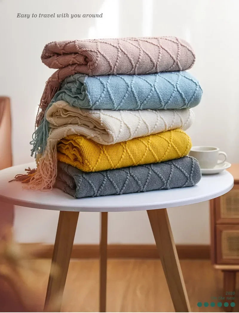 Luxe Knit Throw Blanket