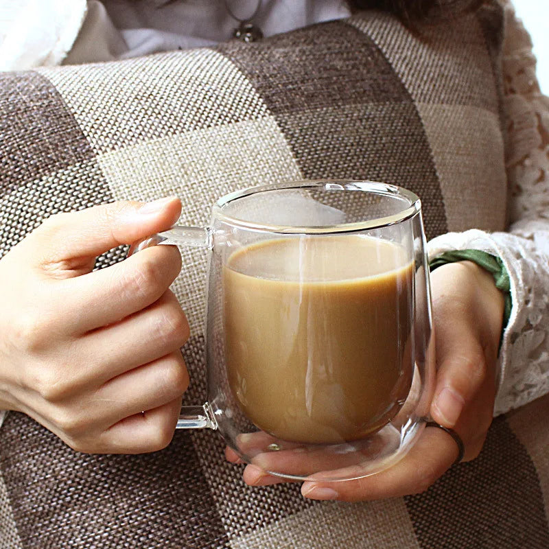 Double-Wall Glass Mug