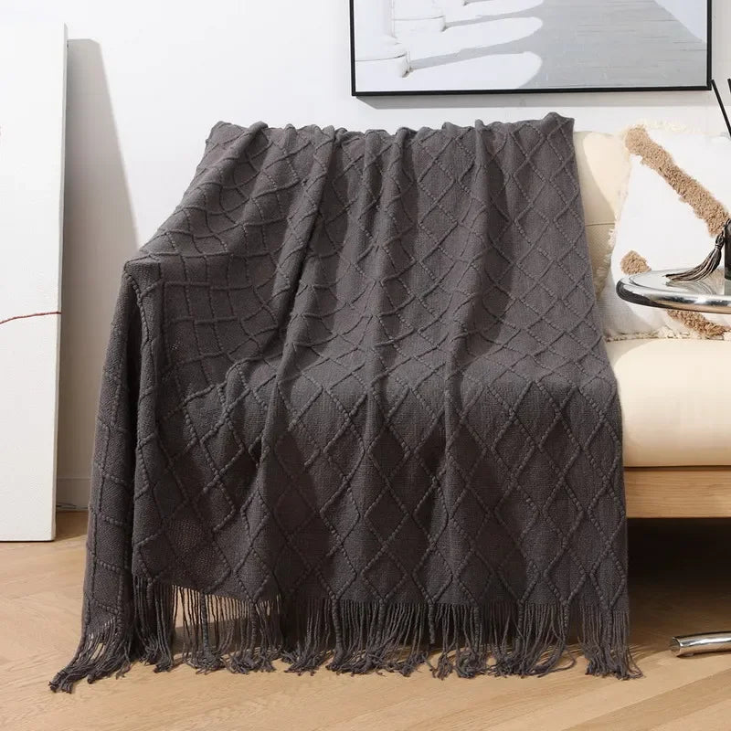Luxe Knit Throw Blanket