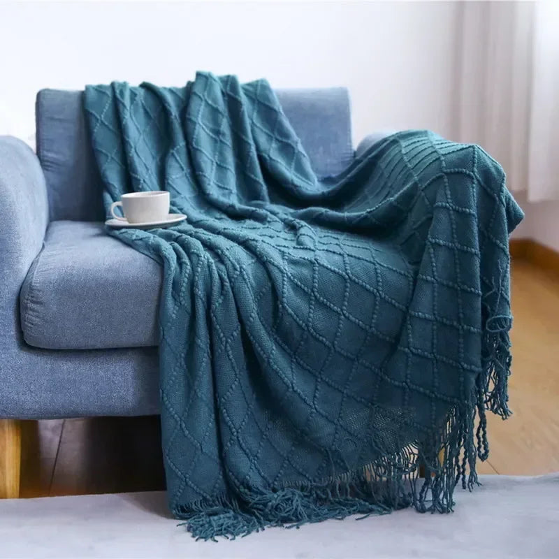 Luxe Knit Throw Blanket