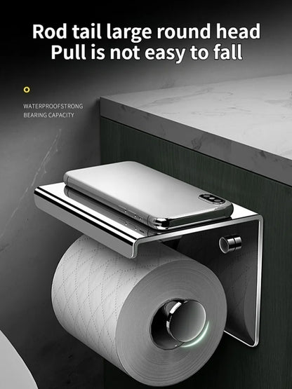 Stainless Steel Paper Towel and Toilet Paper Holder