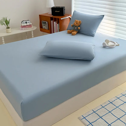 Washed Soft-Finish Fitted Sheet