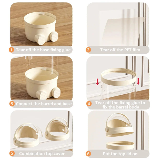 Modular Cylindrical Storage Box