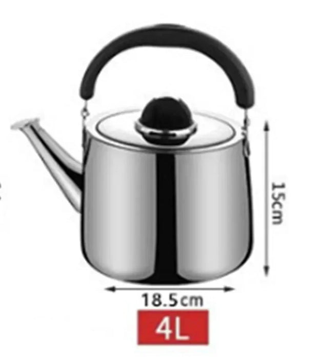 Shiny 304 Stainless Steel Kettle