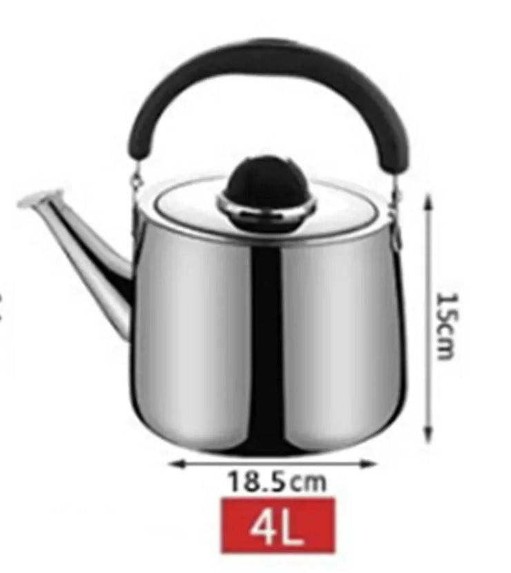 Shiny 304 Stainless Steel Kettle