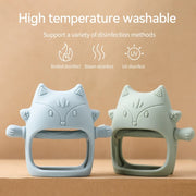 1pc Baby Silicone Teether Glove Shaped