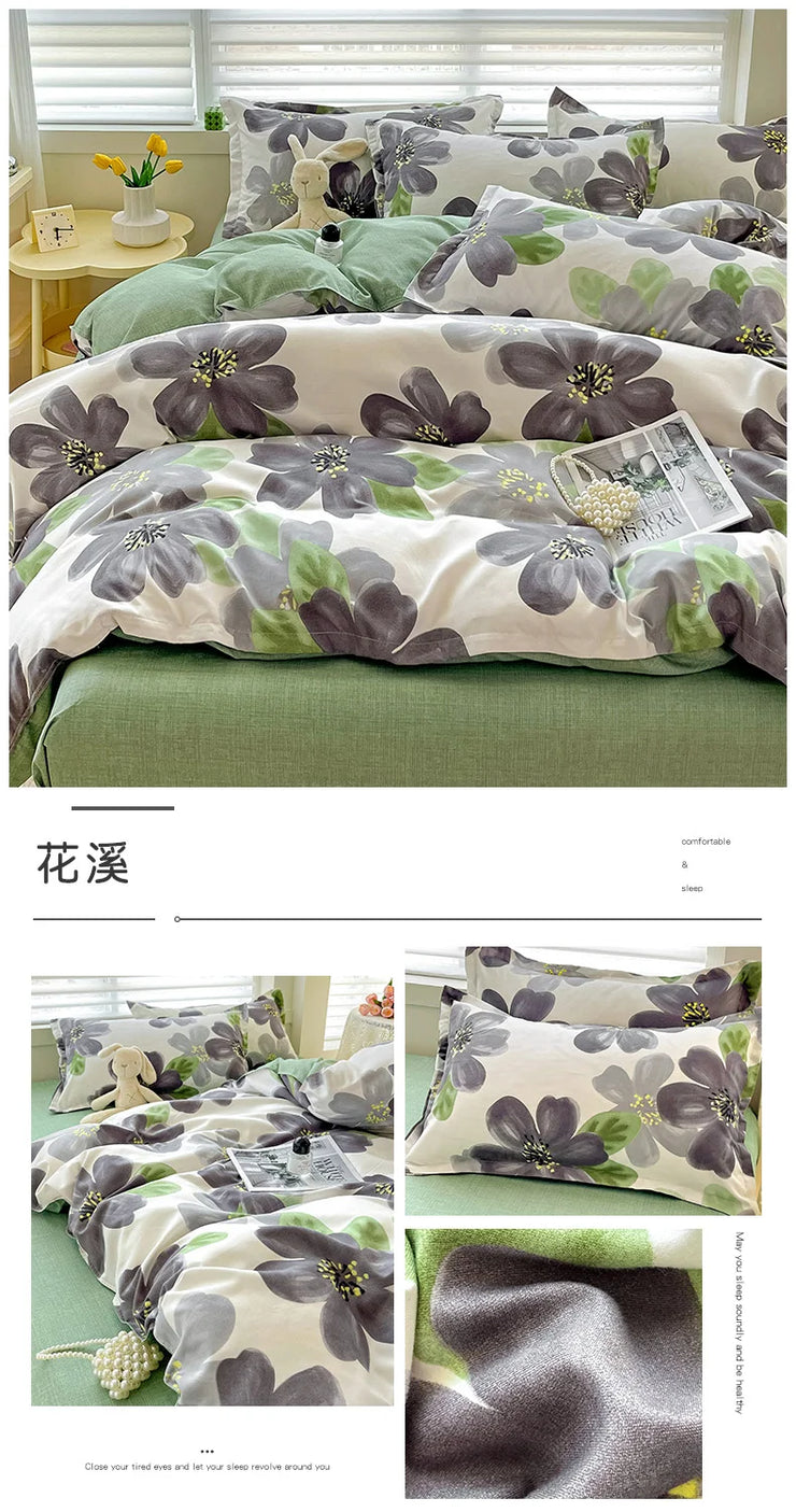 4 Pieces Bedding Set
