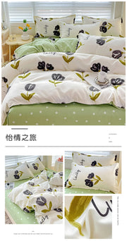 4 Pieces Bedding Set
