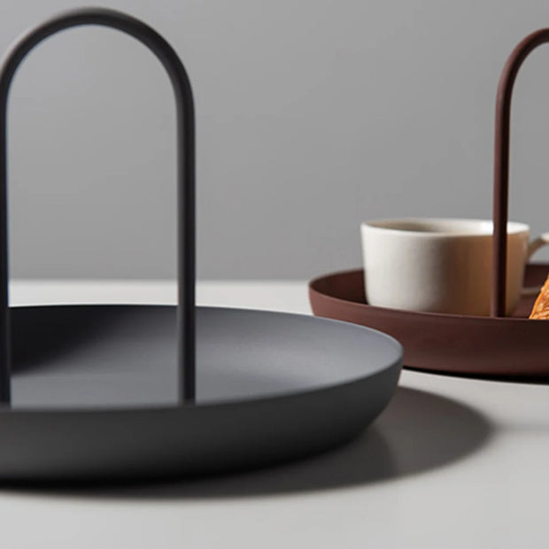 Elegant Nordic Tray with Handle