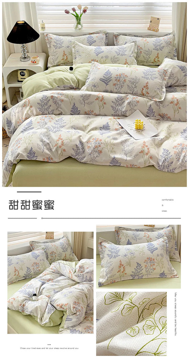 4 Pieces Bedding Set