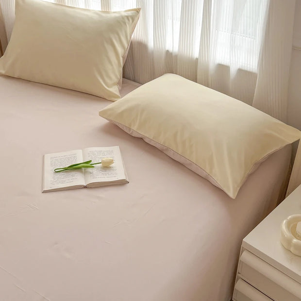 4 Pieces 2 Side Color Bedding Set