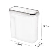 3-Piece Airtight Cereal Storage Containers Set