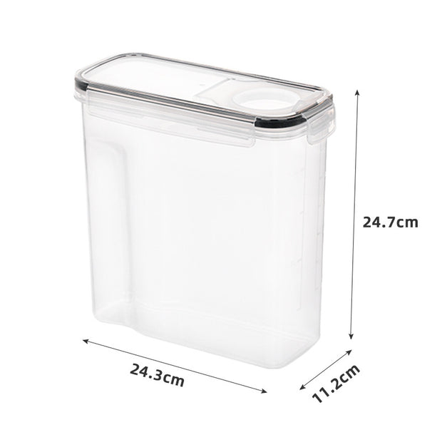 3-Piece Airtight Cereal Storage Containers Set